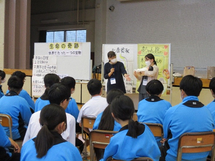 山武中学校で思春期教室「生命の奇跡－世界でたった一つの宝物－」を実施しました